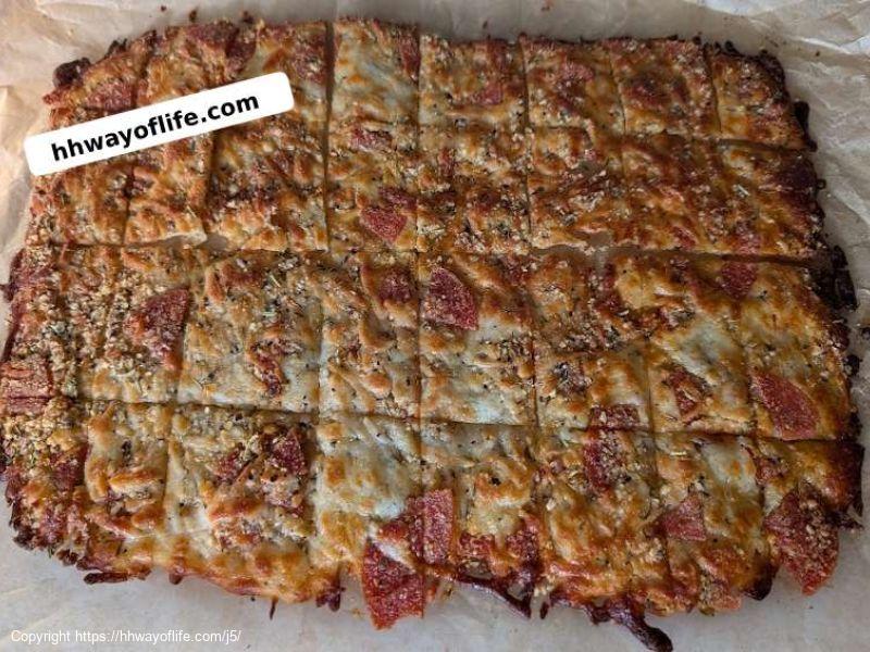Keto Chips Recipe ~ Pepperoni and Cheese Chips
